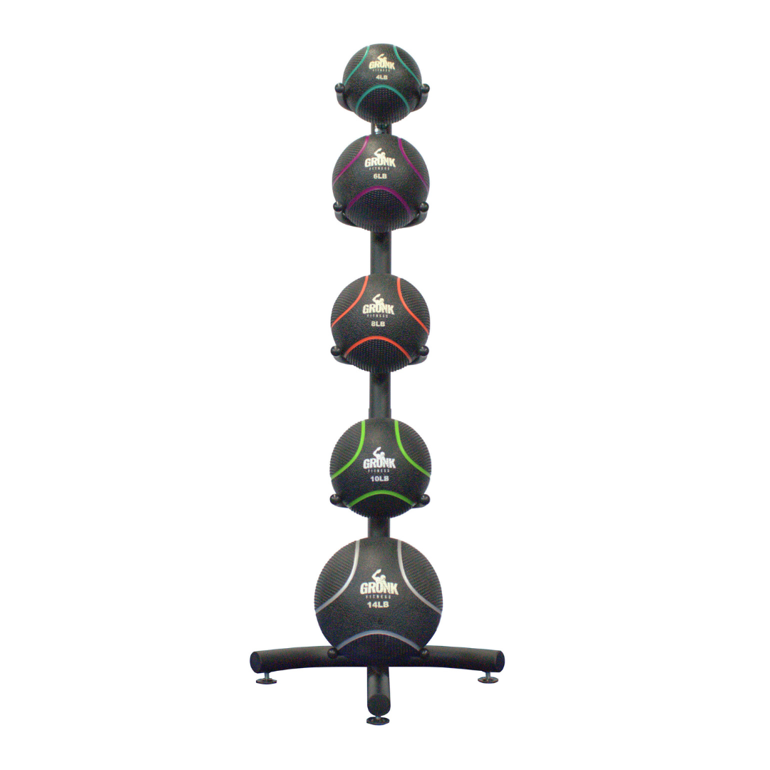 Gronk Fitness Medicine Ball Rack (Fits 5 Balls)
