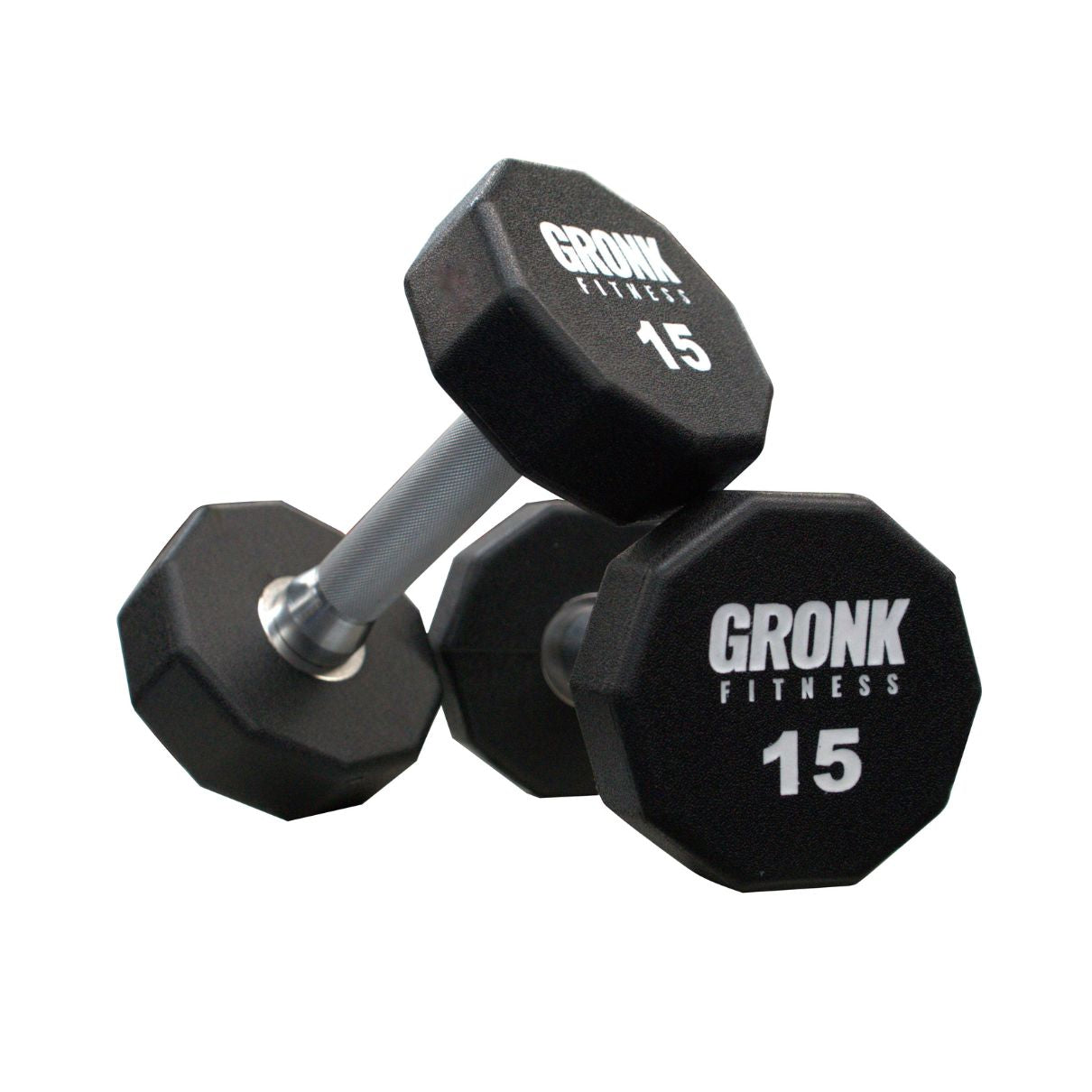 Gronk Fitness 10 sided Urethane Dumbbells (5lb-100lb) Set - Discontinued