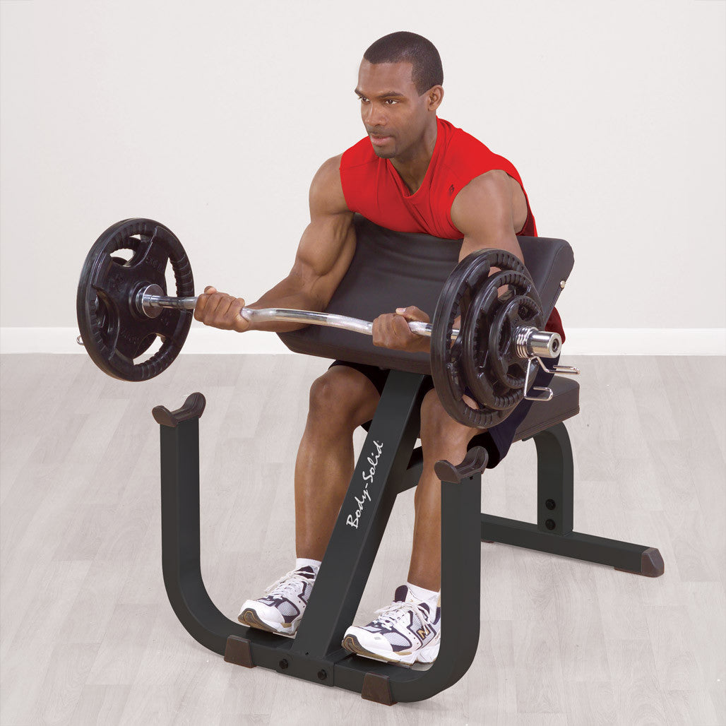 Body Solid - Preacher Curl Bench, Black Body Solid Modular; preacher curl, vkr, ab, roman chair GPCB329_M_FakeBLK-1028__56857.1772478195