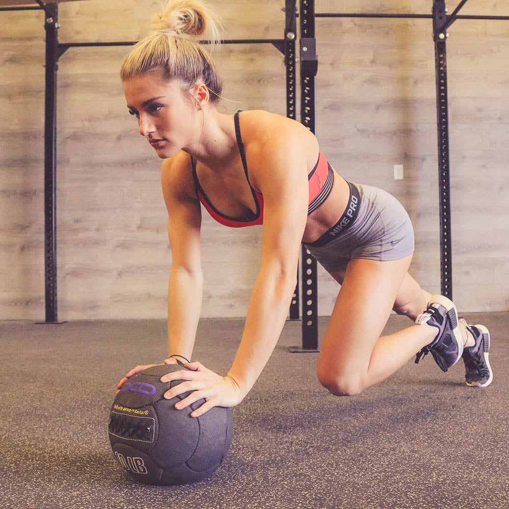 10in XD Kevlar Medicine Ball | 14lbs - Discontinued G&G Fitness Equipment Aerobics; aerobic step, HR straps 10inAction_1944x_e3bfd441-c9fd-4b73-954d-b67f0081b2ca