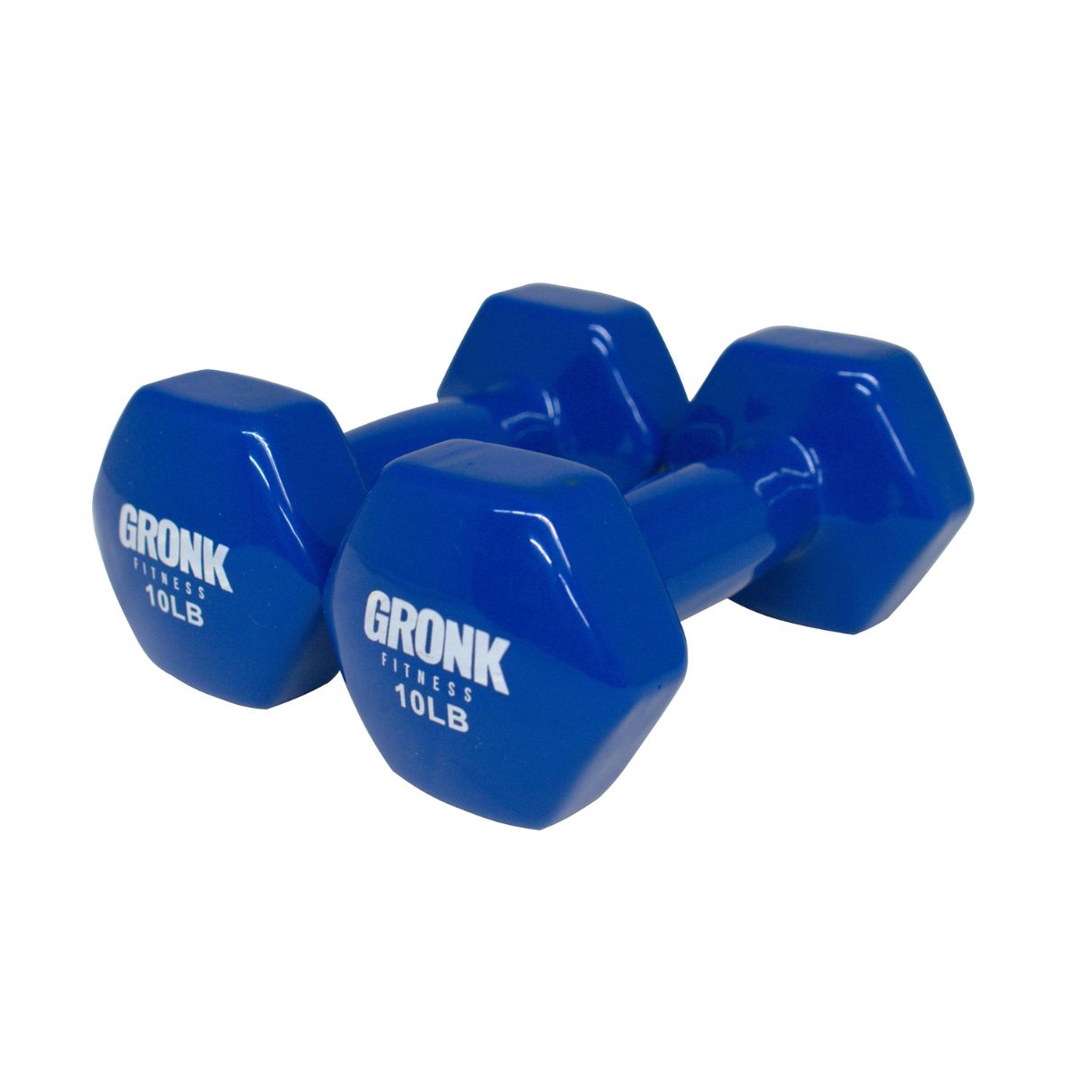 Gronk Fitness Vinyl Hex Dumbbells