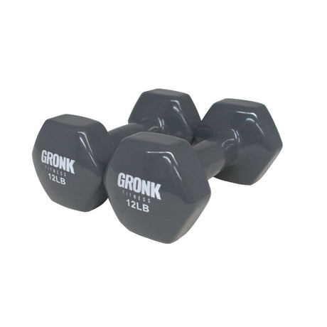 Gronk Fitness Vinyl Hex Dumbbells