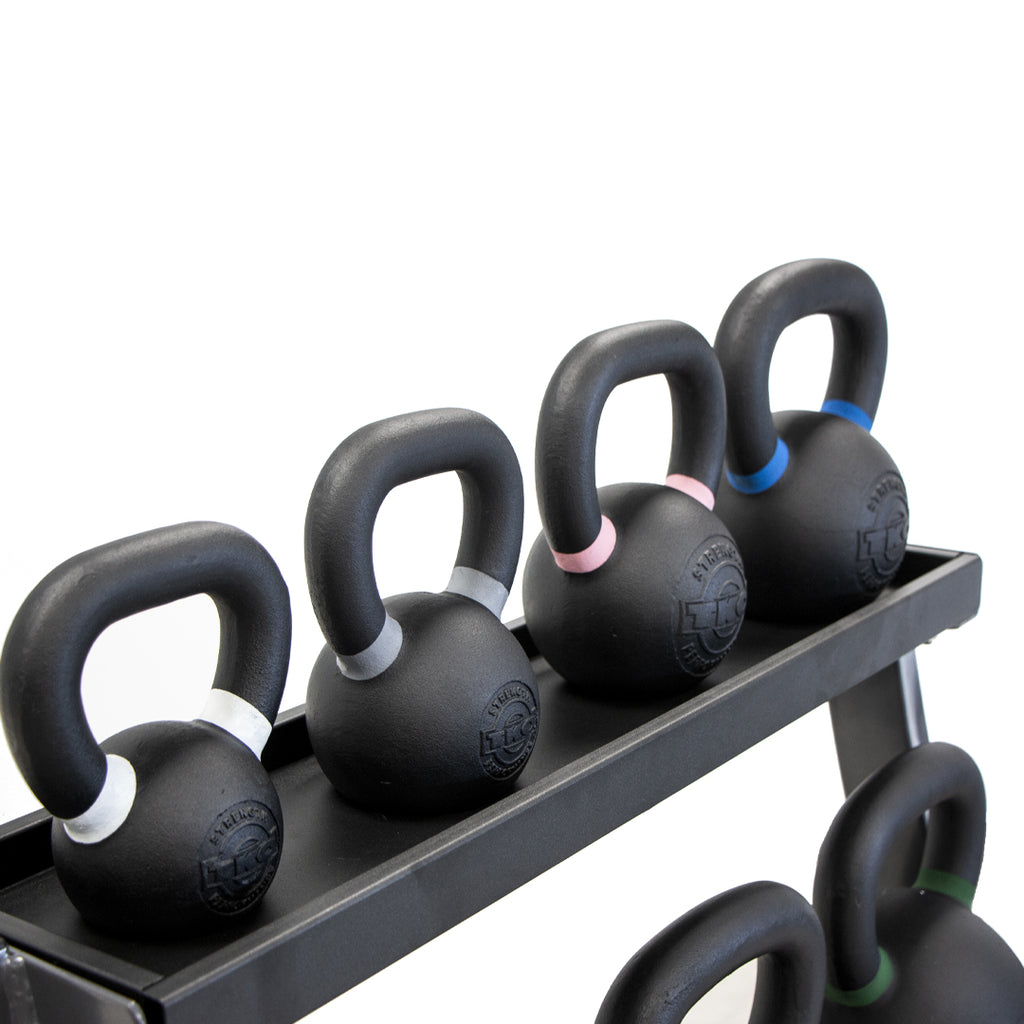 TKO COMPACT 3-TIER KETTLEBELL RACK TKO Dumbell racks, power block stand, plate and bar storage, kettlebell racks, ball racks 7_1024x1024_7dddf083-239f-4e07-86b9-ac716dec99e7