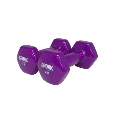 Gronk Fitness Vinyl Hex Dumbbells