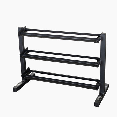 Body Solid 3 Tier Dumbbell Rack (Black) Default Title Body Solid Dumbell racks, power block stand, plate and bar storage, kettlebell racks, ball racks 86bede6f-52d4-f011-842e-0afff11ba501_BFDR10B_.