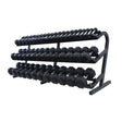 Troy 3 Tier Dumbbell Rack, Holds 5-100lbs Default Title Troy Dumbell racks, power block stand, plate and bar storage, kettlebell racks, ball racks 9387f704-655c-ed11-834a-0af6a9949c45_TDR-3_.