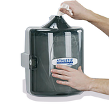 Athletix Wipes Wall mountable Center Pull Dispenser (Dispenser Only)