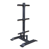 GWT56 2" Olympic Plate Tree and Bar Holder Body Solid Dumbell racks, power block stand, plate and bar storage, kettlebell racks, ball racks GWT56_DSF3084-1028px__57613.1735663120