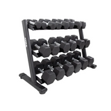 TKO Dumbbell Rack | 3-Tier Rack TKO Dumbell racks, power block stand, plate and bar storage, kettlebell racks, ball racks TKO-Dumbell-Rack-6230-B_720x_293f36db-4e43-464e-ab86-c13eff8855c6