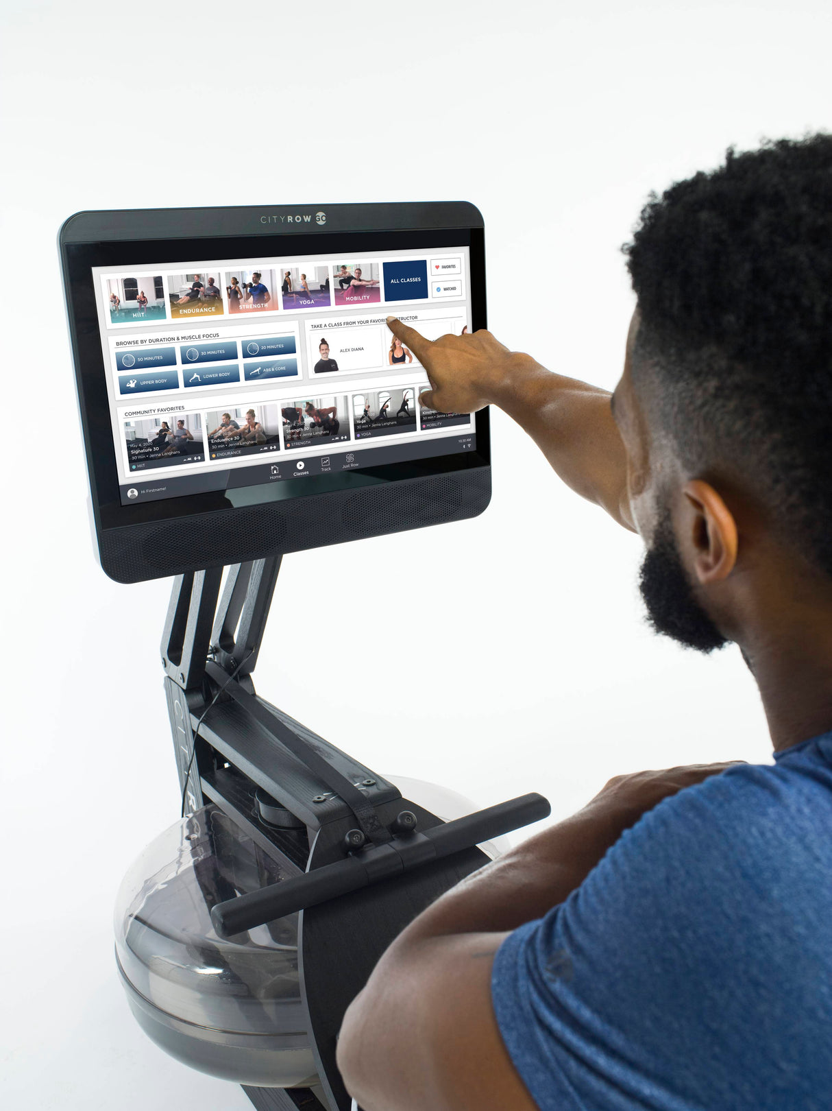 WaterRower A1 CityRow Connect Shadow Rowing Machine - Discontinued