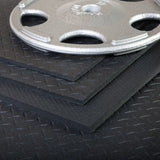 SuperMats MuscleMat 4x6-1/2 Black Mat