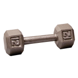 Body Solid Iron Hex Standard Dumbbell Gray