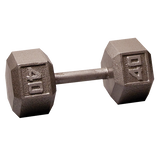 Body Solid Iron Hex Standard Dumbbell Gray
