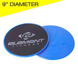 Element Fitness XL Power Gliding Discs - 9"