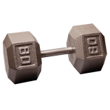 Body Solid Iron Hex Standard Dumbbell Gray