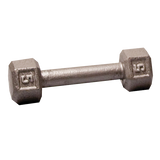 Body Solid Iron Hex Standard Dumbbell Gray